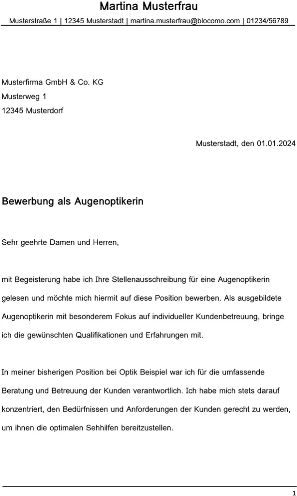 bewerbung-als-augenoptikerin