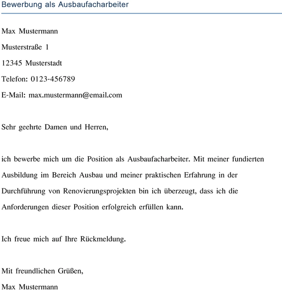 bewerbung-als-ausbaufacharbeiter