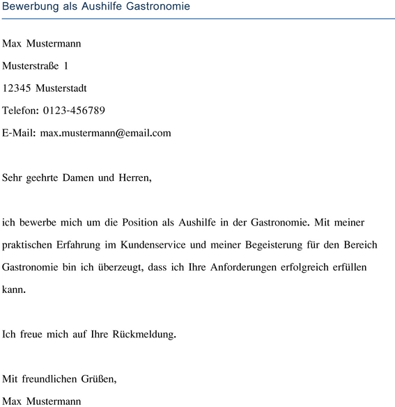 bewerbung-als-aushilfe-in-der-gastronomie
