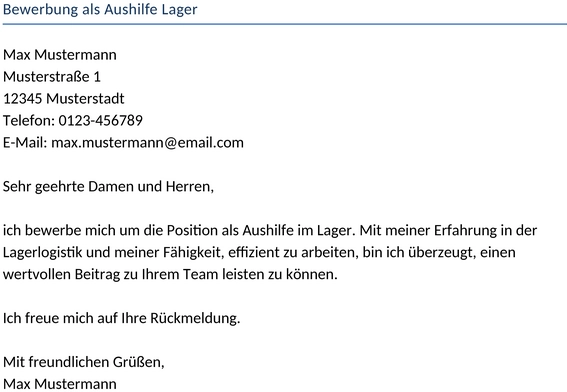 bewerbung-als-aushilfe-lager