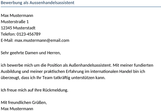 bewerbung-als-aussenhandelsassistent