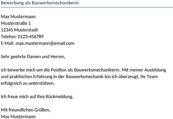 bewerbung-als-bauwerksmechanikerin