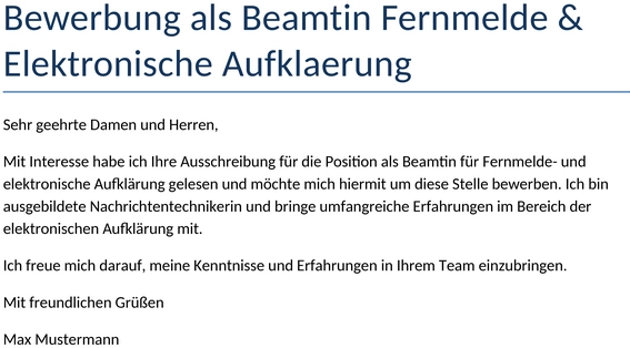 bewerbung-als-beamtin-fernmelde-elektronische-aufklaerung