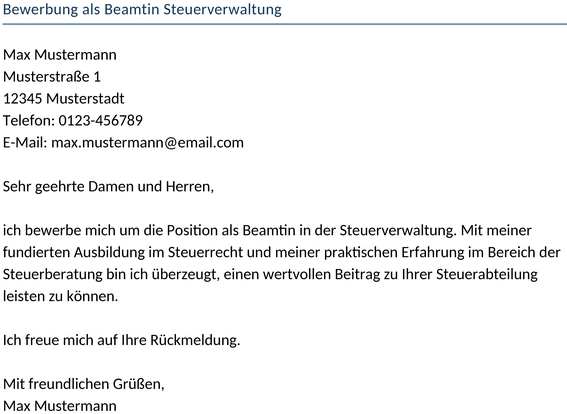 bewerbung-als-beamtin-steuerverwaltung