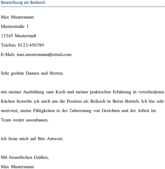 bewerbung-als-beikoch-unterstützen-mit-word