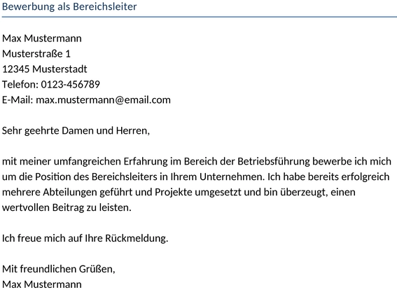 bewerbung-als-bereichsleiter