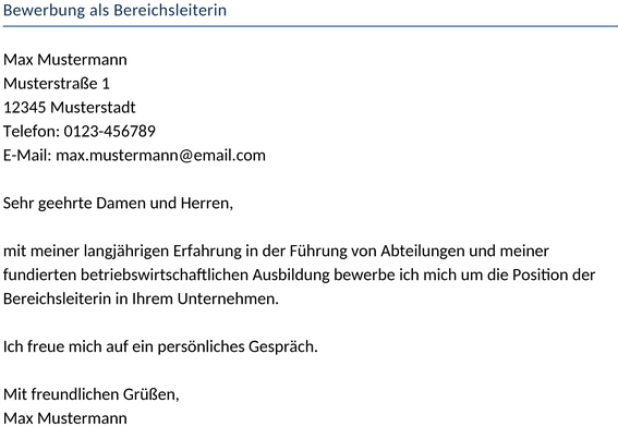 bewerbung-als-bereichsleiterin
