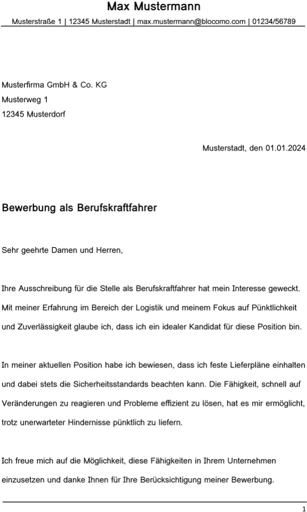 bewerbung-als-berufskraftfahrer