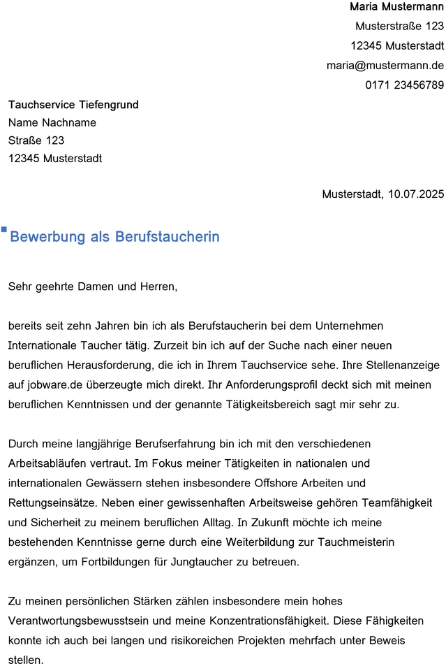 bewerbung-als-berufstaucherin-berufserfahren
