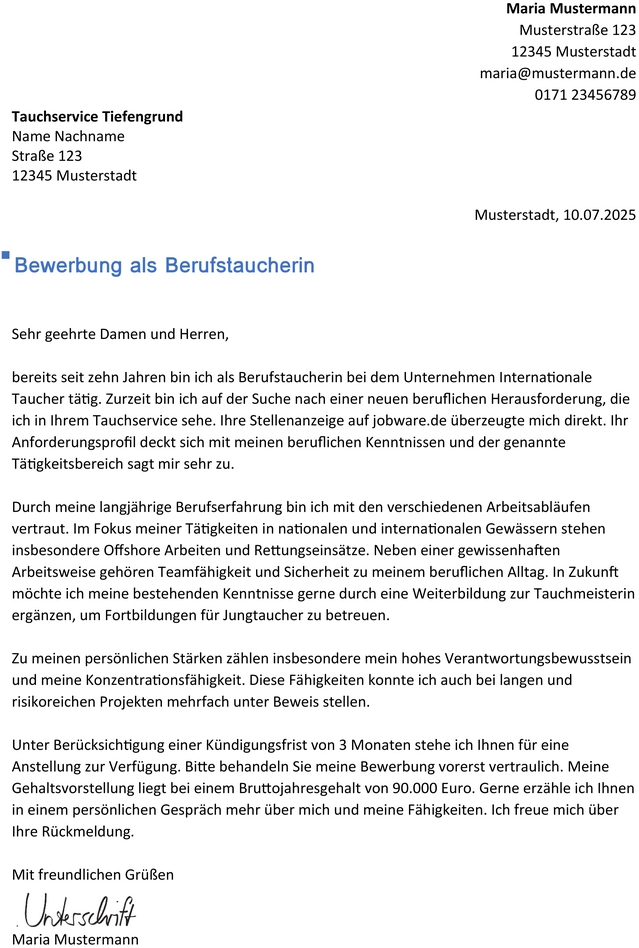 bewerbung-als-berufstaucherin-mit-qualifikationen-und-staerken