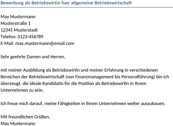 bewerbung-als-betriebswirtin-allgemeine-betriebswirtschaft