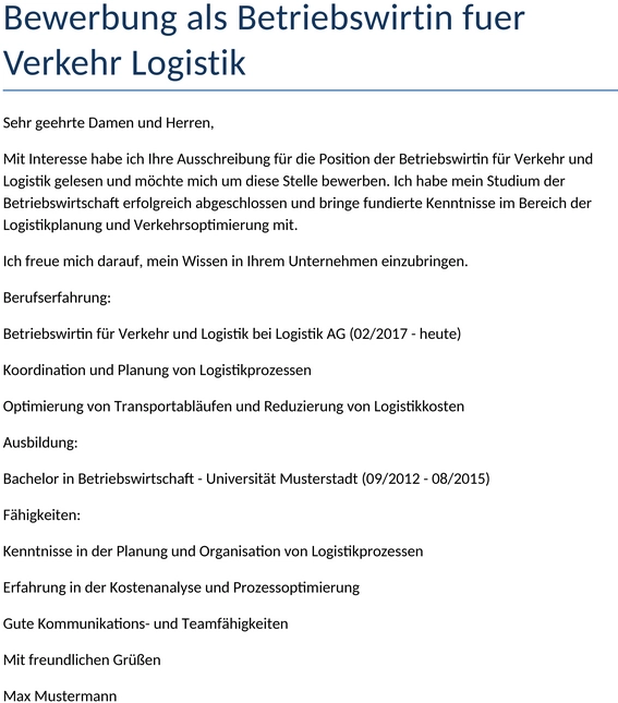 bewerbung-als-betriebswirtin-verkehr-logistik