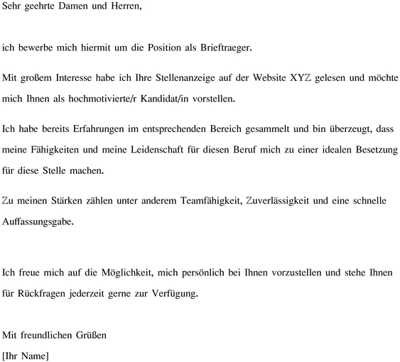bewerbung-als-brieftraeger-erstellt-mit-word