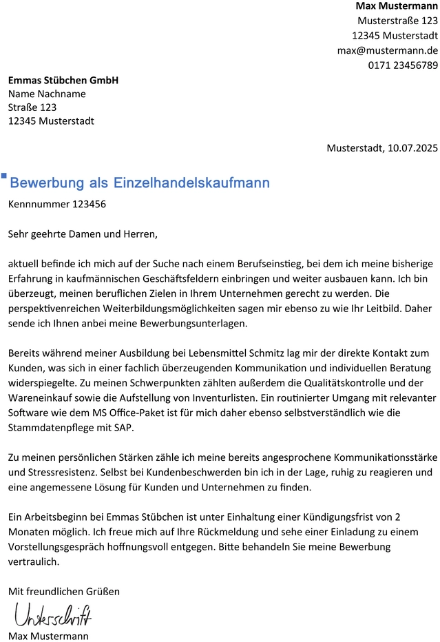 bewerbung-als-einzelhandelskaufmann-berufseinstieg
