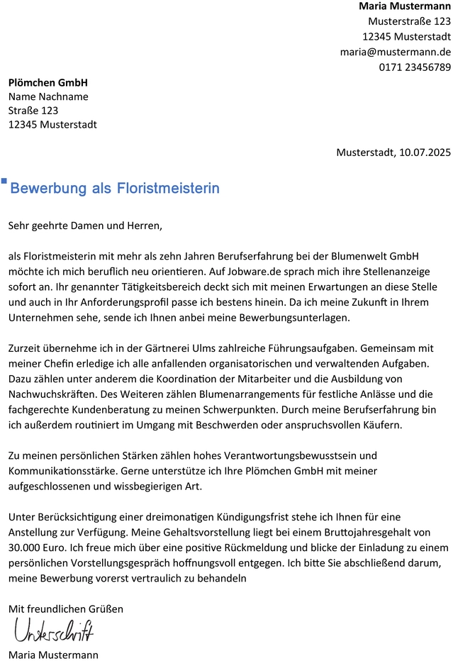 bewerbung-als-floristmeisterin-mit-erfahrung