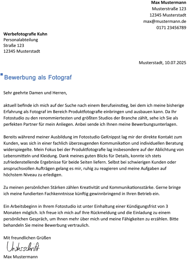 bewerbung-als-fotograf-mit-erfahrungen