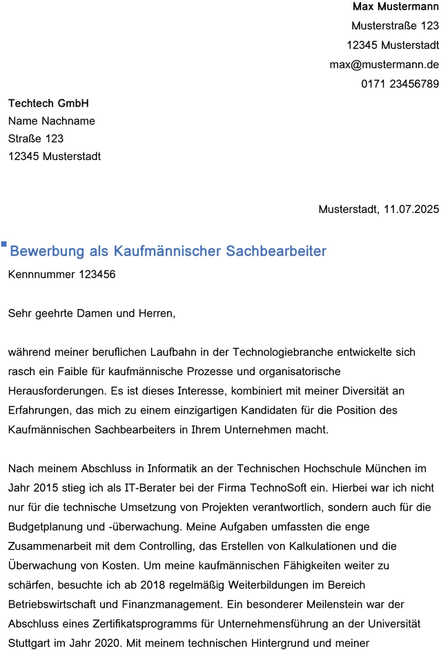 bewerbung-als-kaufmaennischer-sachbearbeiter