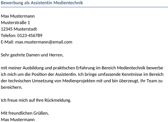 bewerbung-als-medientechnik-assistentin