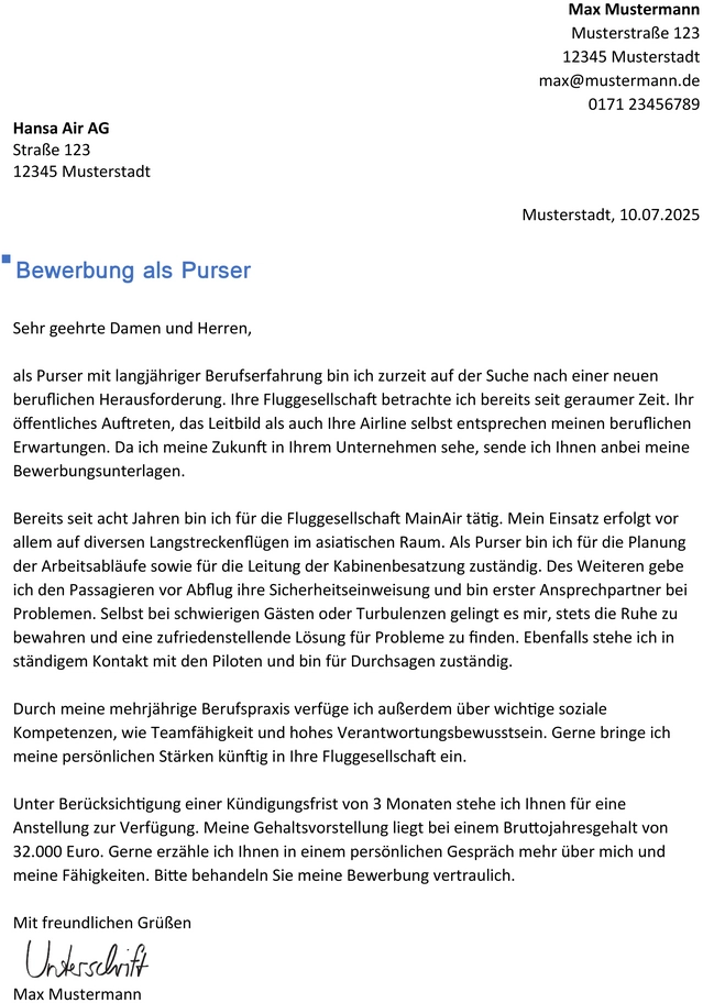 bewerbung-als-purser-vorlage-fuer-eine-neue-karriere
