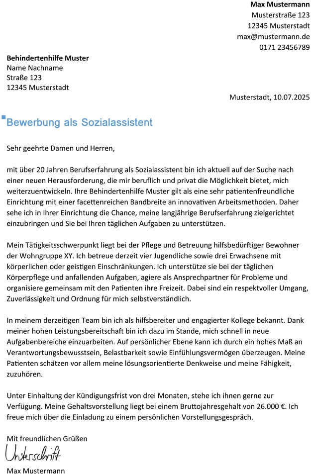 bewerbung-als-sozialassistent-in-berufserfahrung
