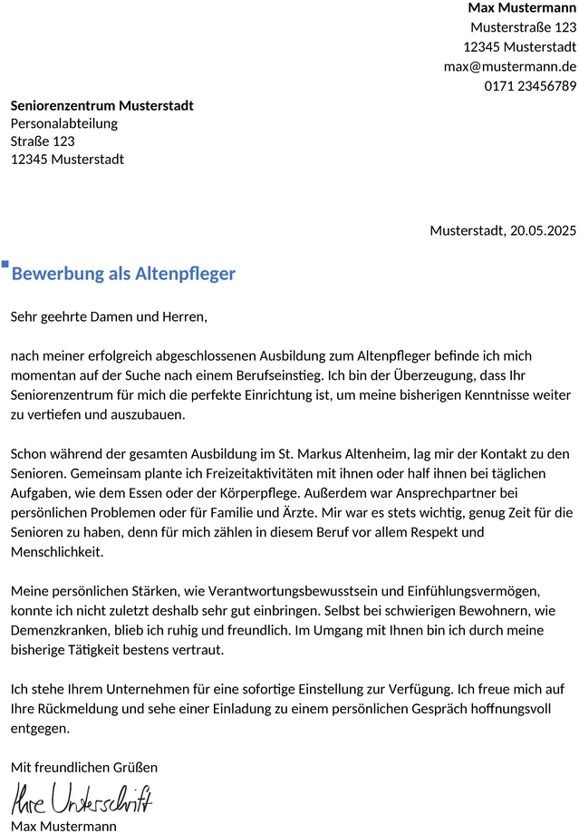 bewerbung-altenpflege-berufseinstieg