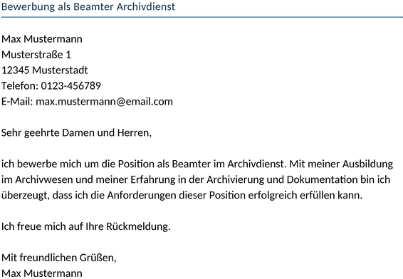 bewerbung-archivdienst-beamter