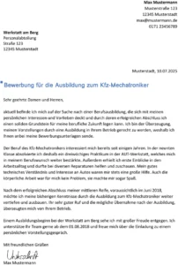 bewerbung-ausbildung-kfz-mechatroniker-muster-vorlage
