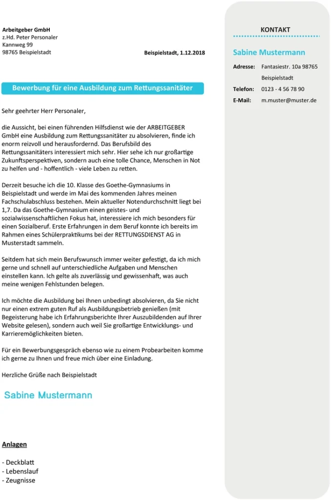 bewerbung-ausbildung-rettungssanitaeter