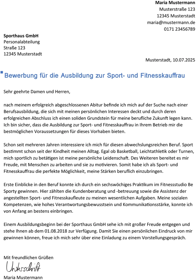 bewerbung-ausbildung-sport-und-fitnesskauffrau
