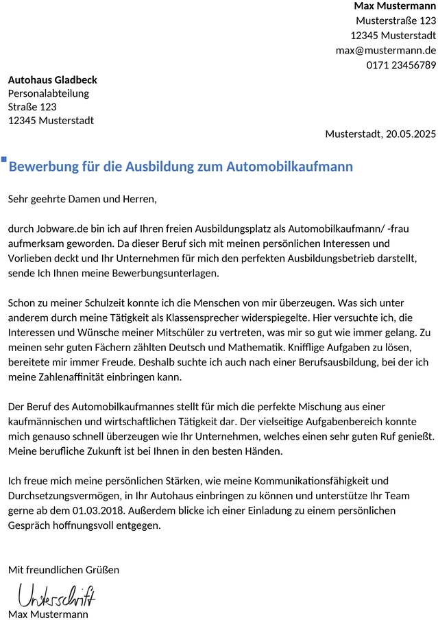 bewerbung-automobilkaufmann-frau-ausbildung
