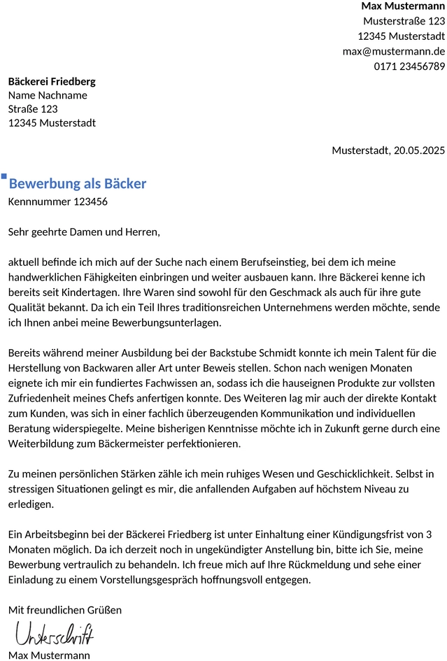 bewerbung-baecker-berufseinstieg