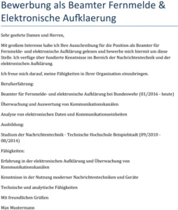bewerbung-beamter-fernmelde-elektronische-auflklaerung