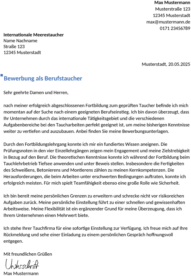 bewerbung-berufseinstieg-berufstaucher