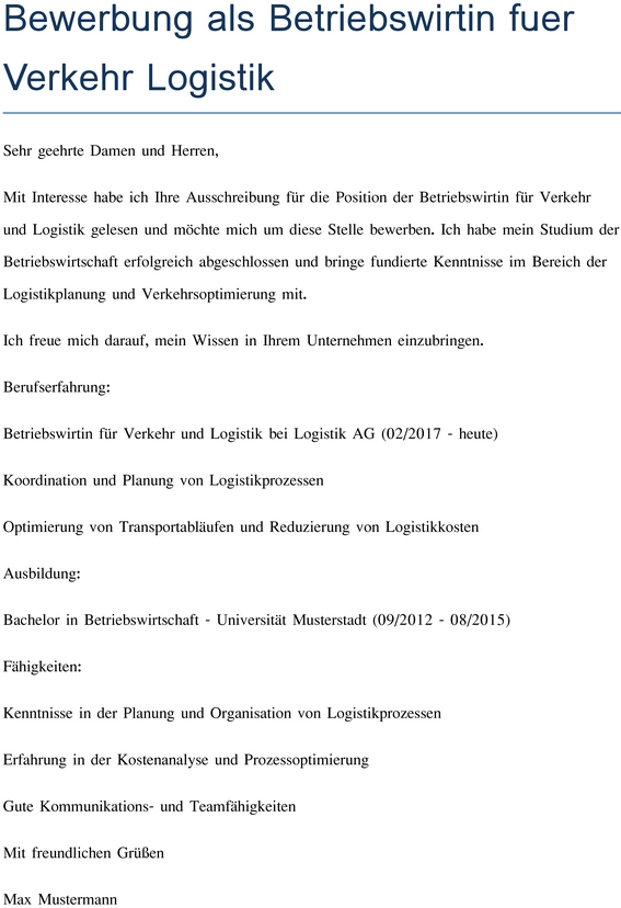 bewerbung-betriebswirtin-verkehr-logistik