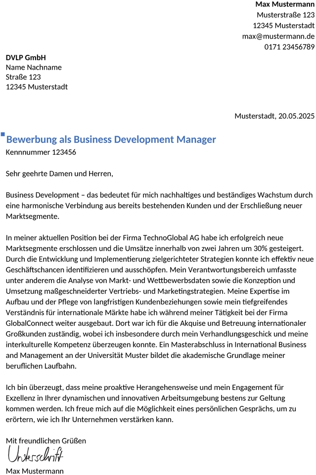 bewerbung-business-development-manager-berufserfahren