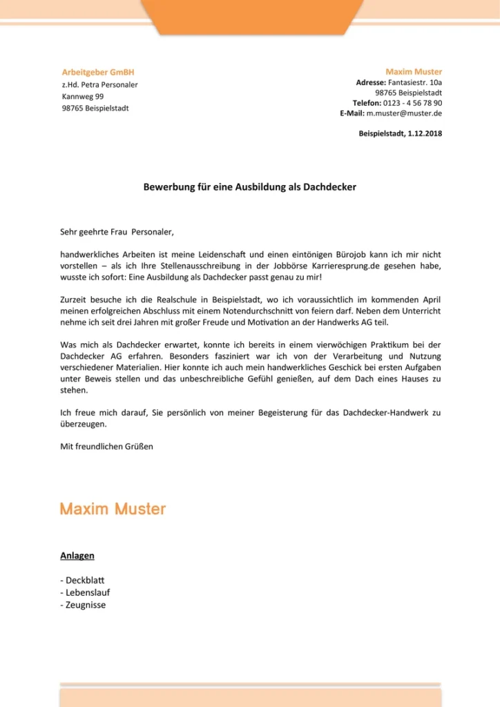 bewerbung-dachdecker-ausbildung-vorlage