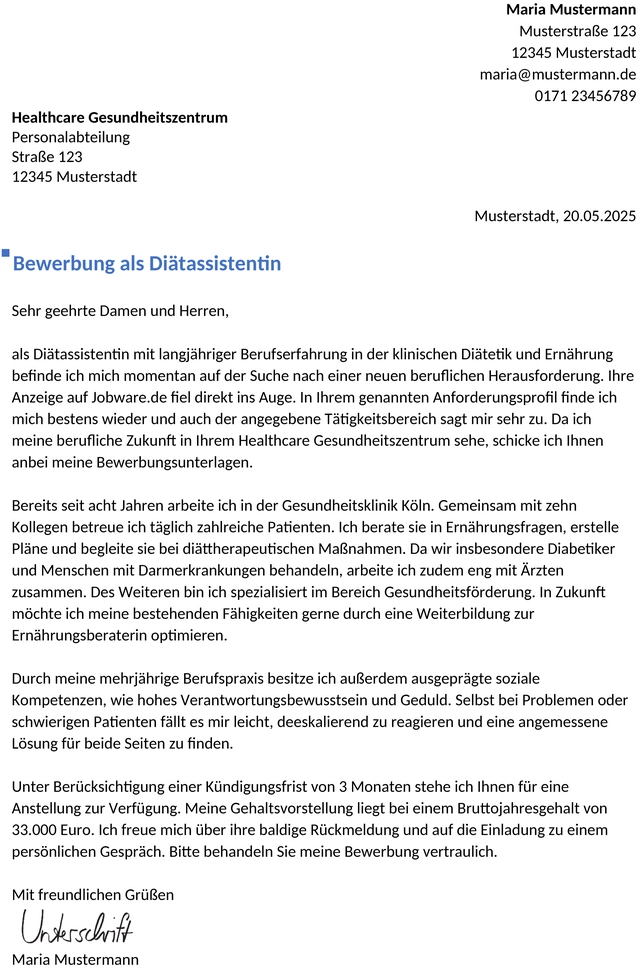 bewerbung-diaetassistent-berufserfahren