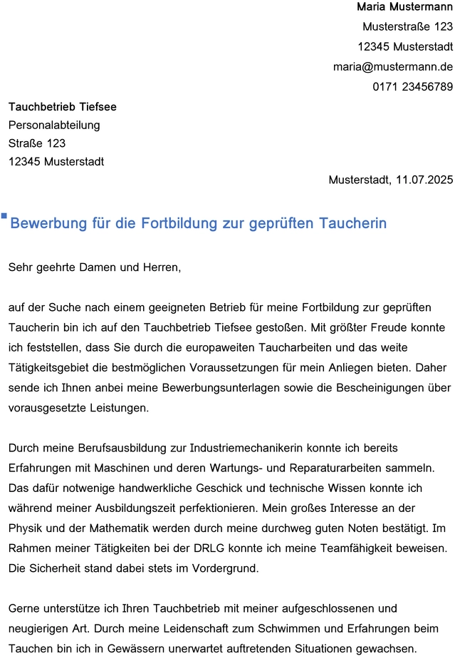 bewerbung-fortbildung-gepruefte-taucherin