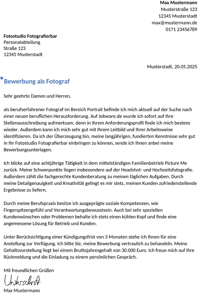 bewerbung-fotograf-berufserfahren