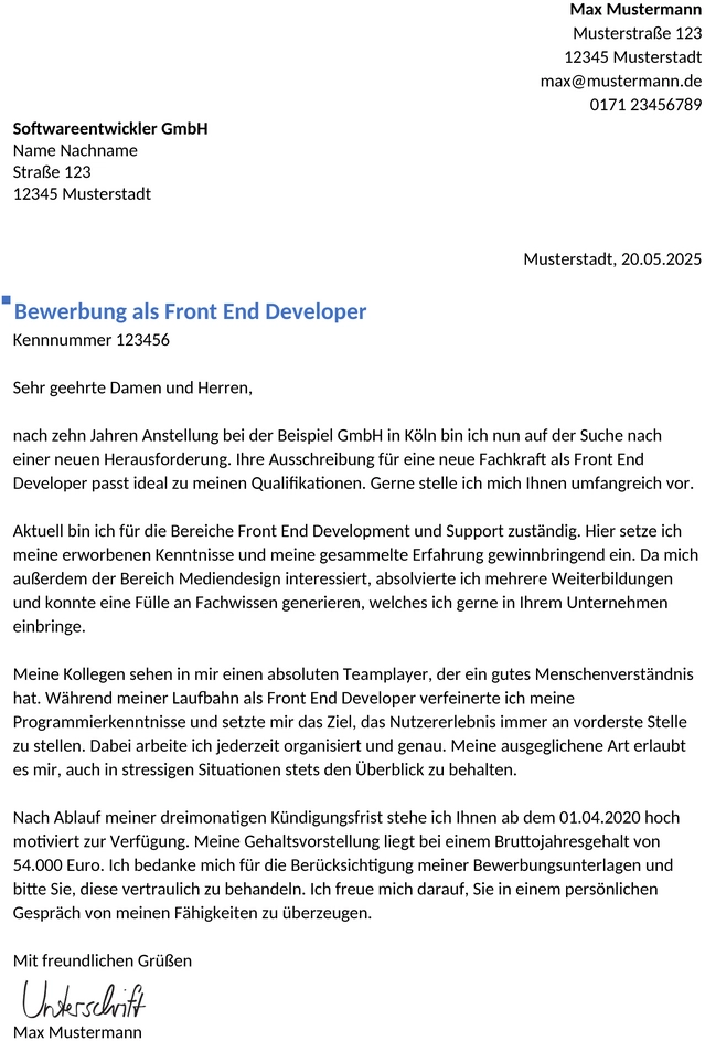 bewerbung-front-end-developer-berufserfahren