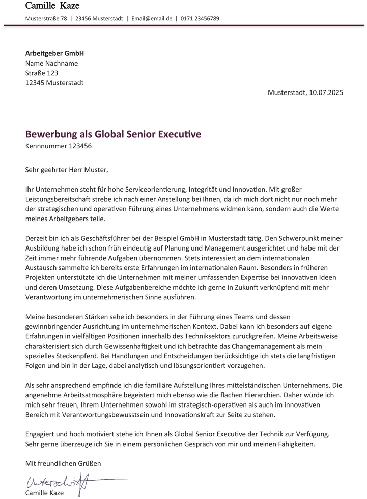 bewerbung-global-senior-executive-vorlage