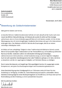 bewerbung-goldschmiedemeister-vorlage