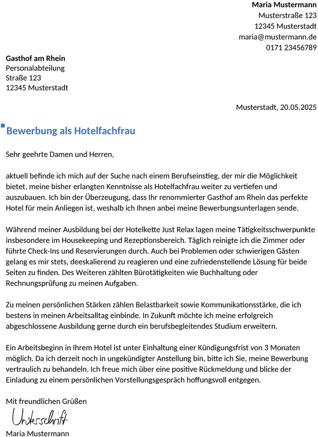 bewerbung-hotelfachmann-frau-berufseinstieg
