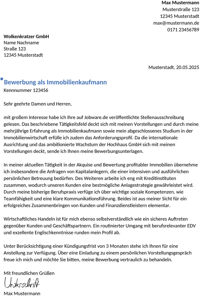 bewerbung-immobilienkaufmann-berufserfahren