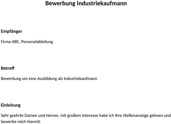 bewerbung-industriekaufmann-vorlage
