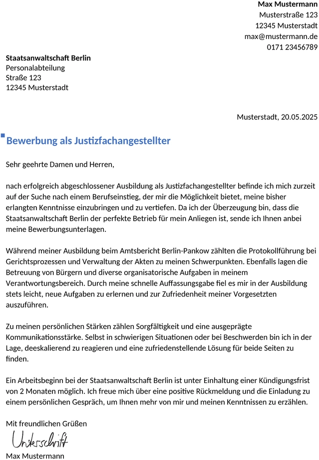 bewerbung-justizfachangestellte-berufseinstieg