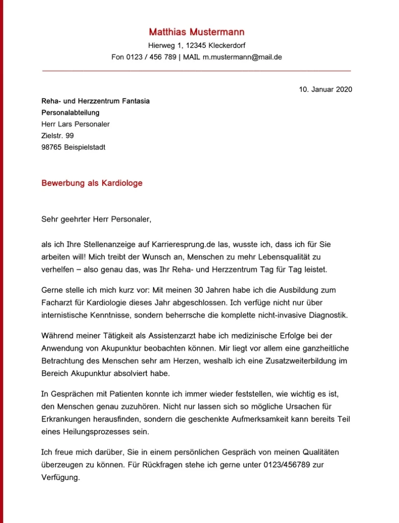 bewerbung-kardiologe-vorlage