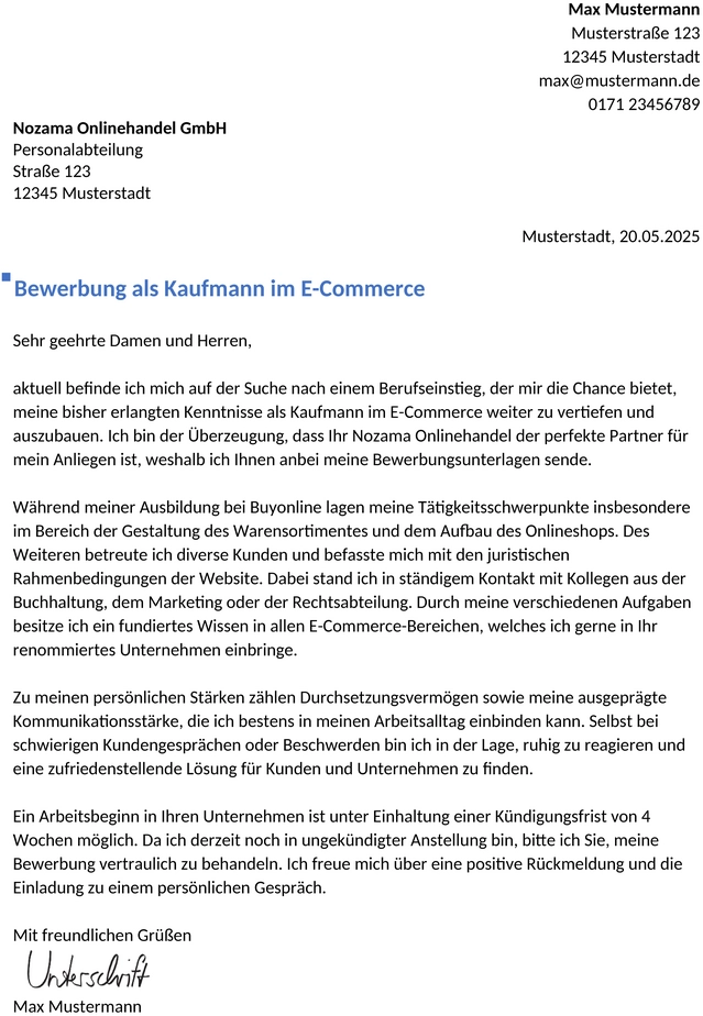 bewerbung-kaufmann-frau-e-commerce-berufseinstieg