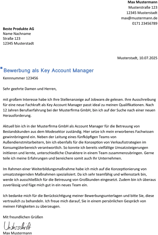 bewerbung-key-account-manager-berufserfahren