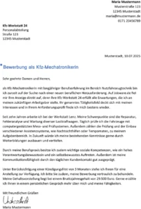 bewerbung-kfz-mechatronikerin-vorlage